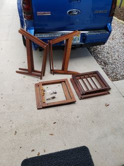 1960's Estate Vintage Chairs (2) (Disassembled)