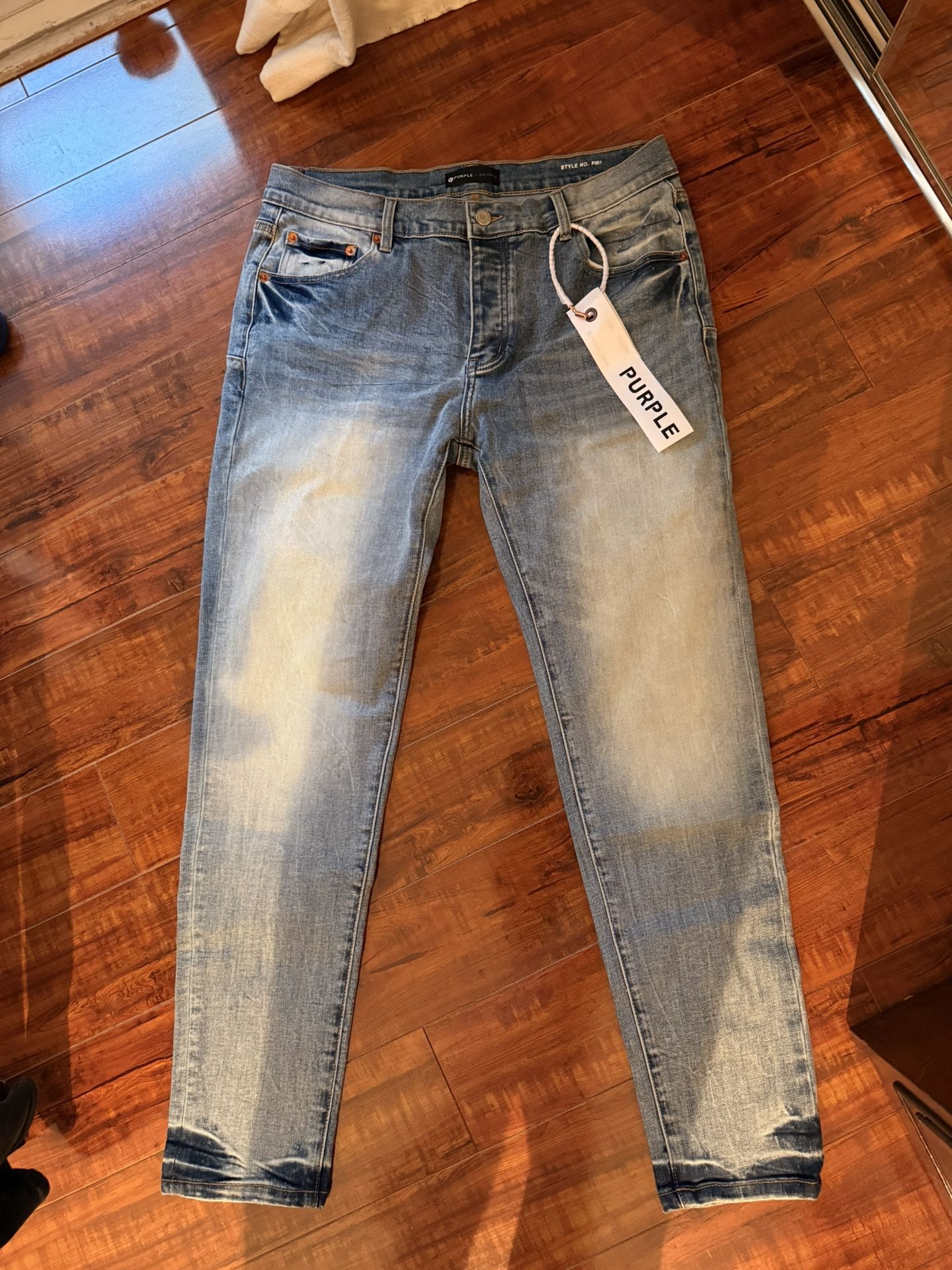 Washed Purple Jeans