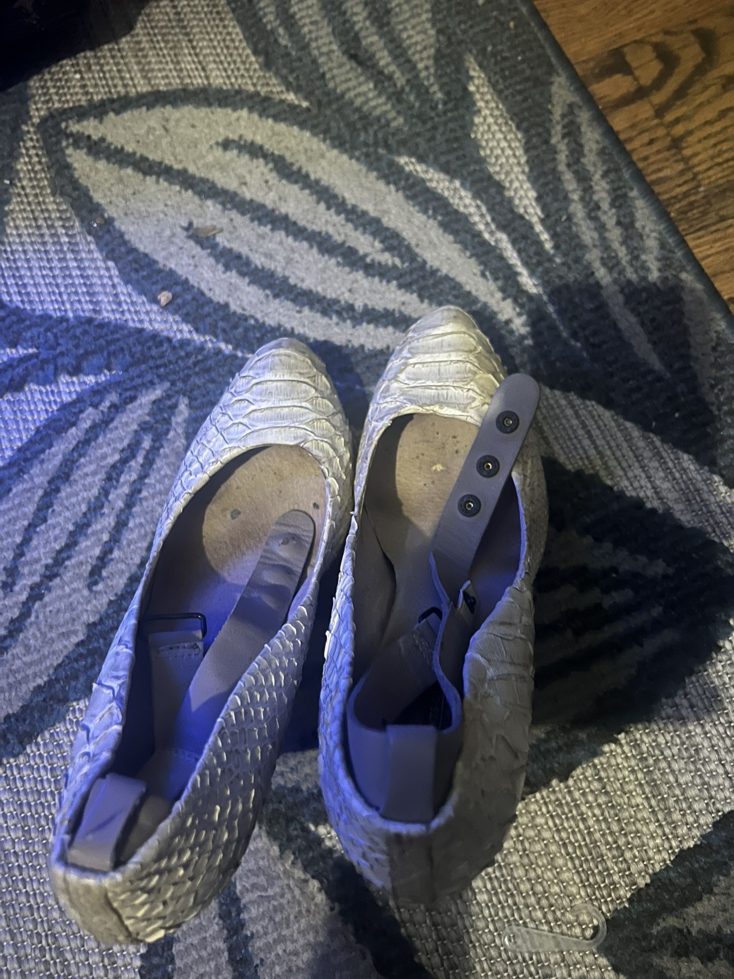 Vintage Rare Alligator Skin Stylish High Heels