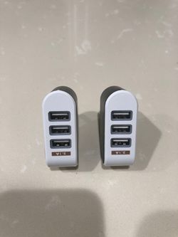 Triple USB chargers