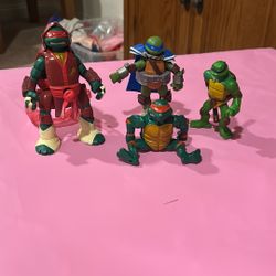 Four Teenage Ninja Turtles