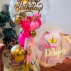 Globos Burbujas Personalizadas Con Helio / Aire !