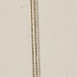 21” Necklace With Gold O Ring & Tassels