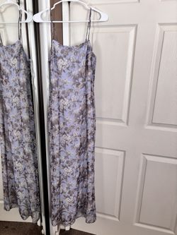 Light Blue Floral Dress