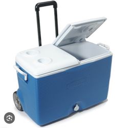 Rubbermaid 60qt Cooler with wheels 