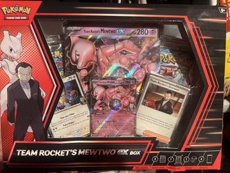 Team Rockets Mewtwo Ex Box