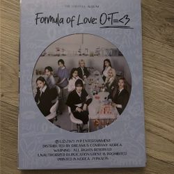 Kpop TWICE Formula of Love: O+T=<3 Album