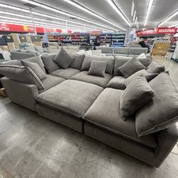 Mira 6-pc Fabric Modular Sectional