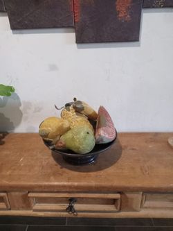 Mexican Ceramic Fruit Bowl 