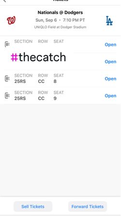 The Catch Dodger tickets September 6