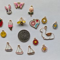 Collection of Necklace Bracelet  Pendant Charms