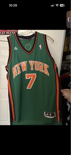 CARMELO ANTHONY ST PATRICKS NBA Large Adidas New NEW YORK KNICKS JERSEY SHIPS FAST