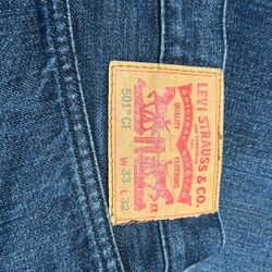 Levi Strauss & Co 501 CT Men’s Waist 33”x32” Length 