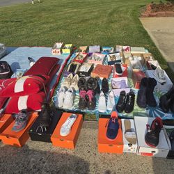 Various Shoes And Hand Bags