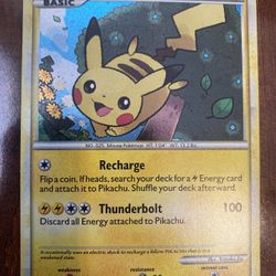 Pokemon Pikachu HGSS03 HeartGold & SoulSilver Black Star Promo Holo 2010 NM/M 💫