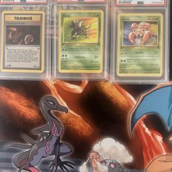 Lot of 20 graded Pokemon cards by PSA, TAG, and CGG - vintage and modern