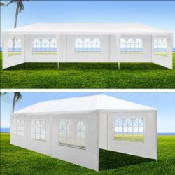 10x30 wedding party tent outdoor canopy tent with 8 side walls white FOR S@LE