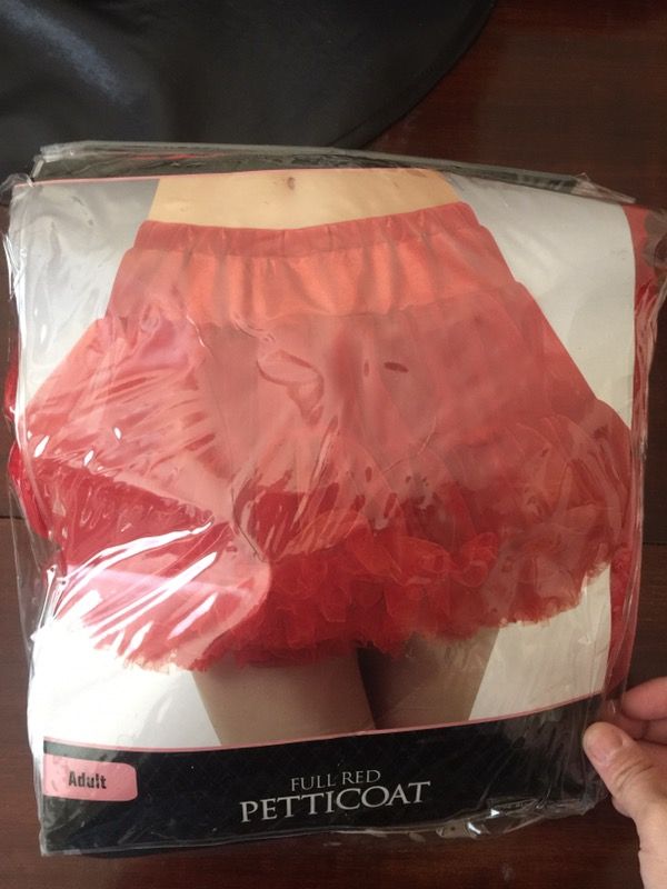 Halloween petticoat red