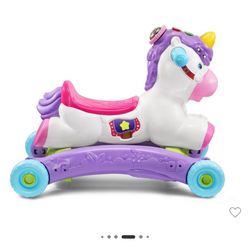 VTech Prance And rock Learning unicorn Toy (Rocker + Ride On)