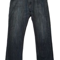 LEE DUNGAREES Straight Leg Men’s Jeans, 100% Cotton, Blue, Sz 34x32, Pre-owned