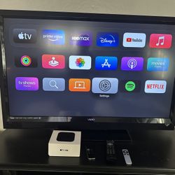 47” Vizio TV + Apple TV 4K Bundle (Both w/ Remotes – Works Great!)