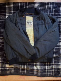 Blue Catalina Varsity Jacket