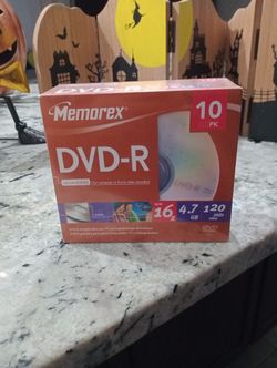 MEMOREX  DVD-R (recordable) 10 PK