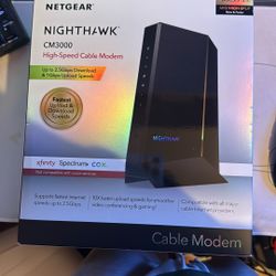 Nighthawk CM3000 modem