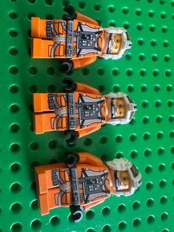 Lego Minifigure Rebel pilot X wings lot of 3
