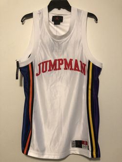 Nike Jordan Jumpman Sport DNA Jersey White AV6629-100 ~ Size Medium