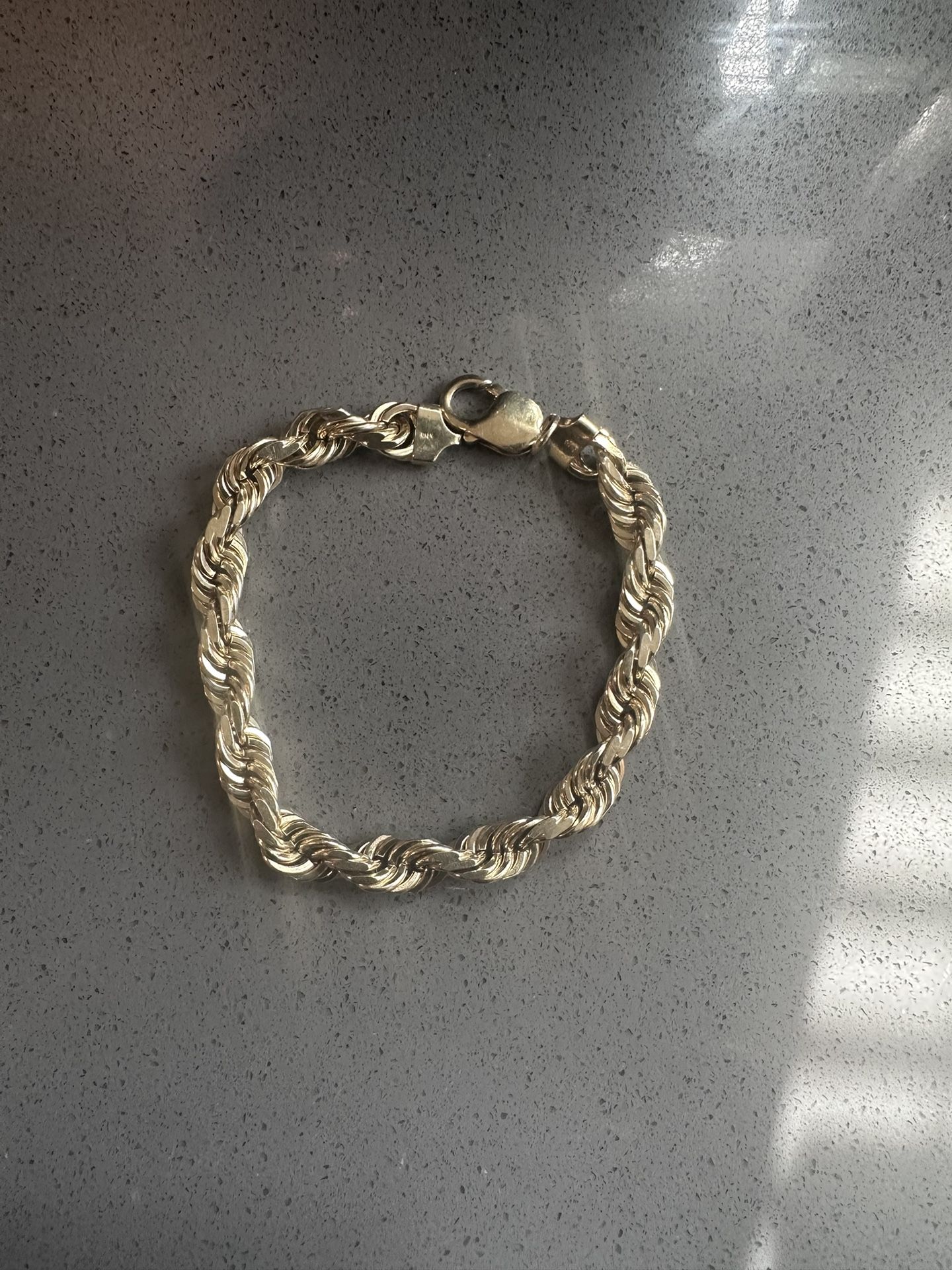 Must GO Only 3500 Or OBO 14k Solid Gold Rope Bracelet