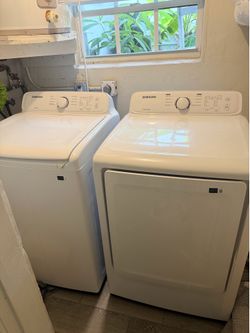 Samsung  washer and dryer
