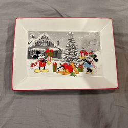 Disneys Mickey Holiday Plate