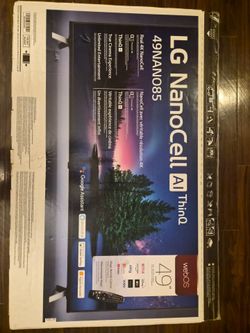 LG nano 49 inch