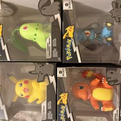 Pokemon Figurines (set Of 4)