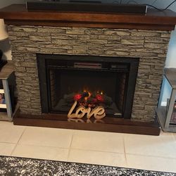 Fireplace/tv stand