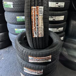 SET OF FOUR NEW TIRES 225/60/18 ARROYO GRANDSPORT A/S INCLUDING MOUNT AND BALANCE, ASK ME FOR SIZES AND BRANDS