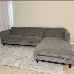 Grey Living Spaces Sectional 