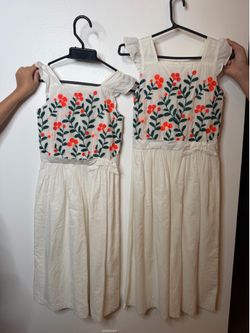 Janie and Jack Girls Embroidered Jumpsuit – Sizes 6 & 8 🌺
