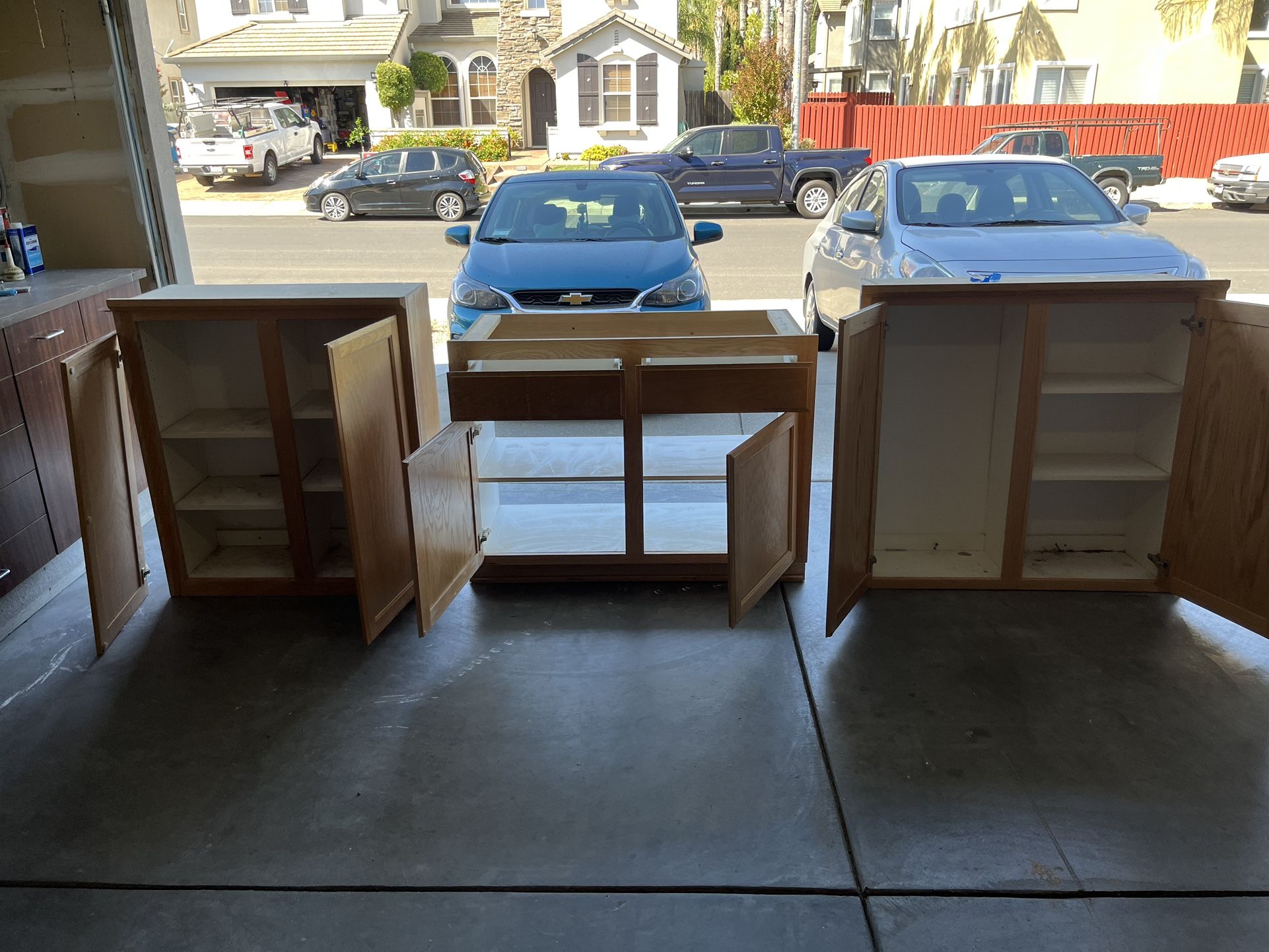Old Kitchen Cabinets Oak