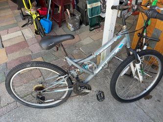 Next Mountain Bike Gray and Blue