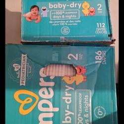Pampers Baby Dry Diapers Bundle 