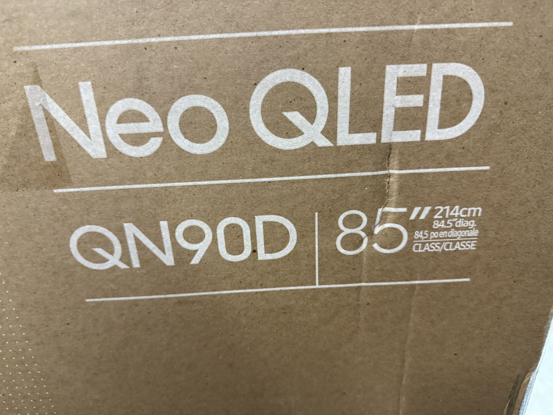 Samsung 85-Inch Class Neo QLED 4K QN90D Series Mini LED, Neo Quantum HDR+ Smart TV w/Dolby Atmos, Object Tracking Sound+, Motion Xcelerator, Real Dept
