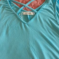 Turquoise Side Tail Tunic 
