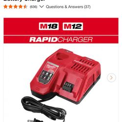 Milwaukee Cargador Rápido 