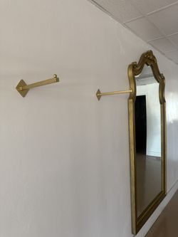 Wall Mount Clothing Rack $30