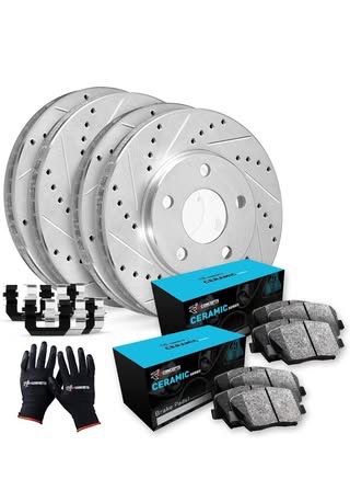 Front Rear Brakes and Rotors Kit |Front Rear Brake Pads| Brake Rotors and Pads| RAV4 Lexus