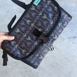 Diaper Changing Mat And Wipe Holder 