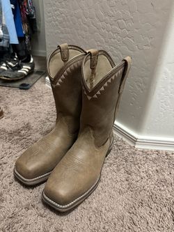 Brown Leather Western Cowboy Boots