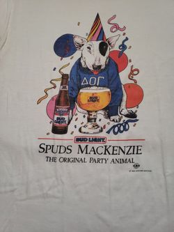 SPUDS MACKENZIE. T SHIRT. the Original Party Animal